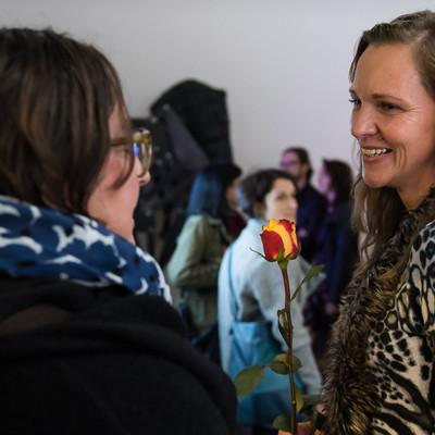 Opening of the festival + Proximities + Golden Wall. Paradise. Sequence of Presence. <em>Photo: Saša Huzjak</em>